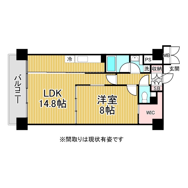 神戸市東灘区深江南町(阪神本線芦屋駅)のマンション賃貸物件 間取画像
