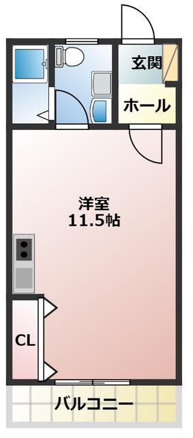 神戸市垂水区平磯(JR山陽本線垂水駅)のマンション賃貸物件 間取画像