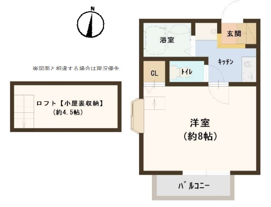 神戸市須磨区須磨浦通(山陽電鉄線山陽須磨駅)のアパート賃貸物件 間取画像