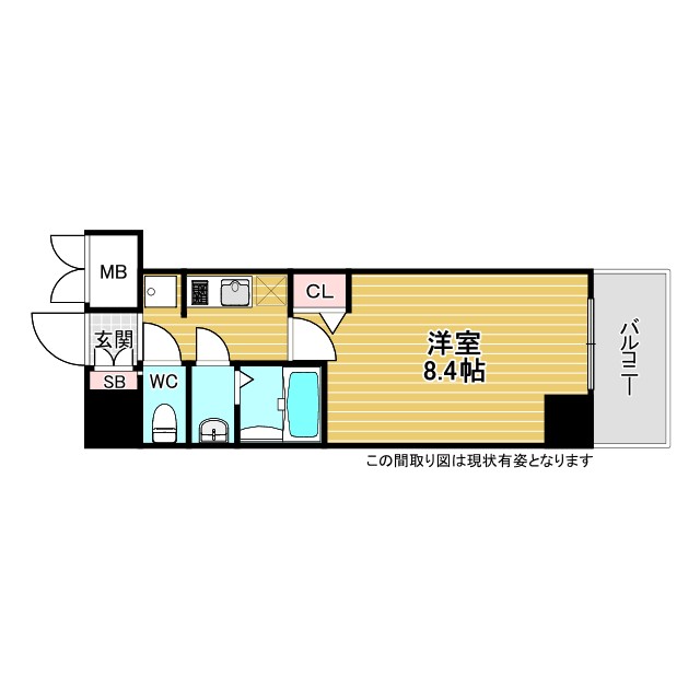 神戸市長田区神楽町(JR山陽本線新長田駅)のマンション賃貸物件 間取画像