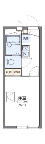 神戸市北区谷上南町(神戸地下鉄北神線谷上駅)のアパート賃貸物件 間取画像