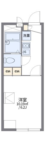 神戸市北区有野町有野(神戸電鉄三田線岡場駅)のアパート賃貸物件 間取画像
