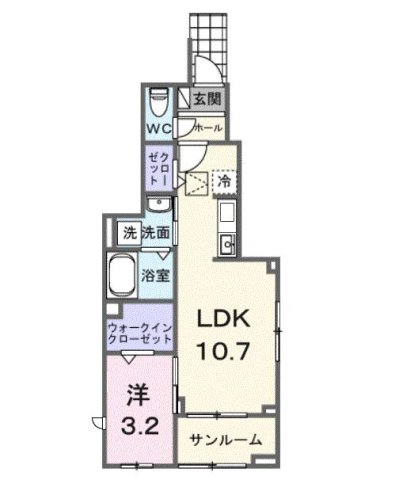 神戸市北区鈴蘭台西町(神戸電鉄粟生線鈴蘭台西口駅)のアパート賃貸物件 間取画像