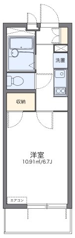 神戸市長田区一番町(神戸高速線高速長田駅)のマンション賃貸物件 間取画像