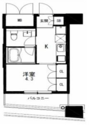 神戸市東灘区深江北町(阪神本線深江駅)のマンション賃貸物件 間取画像