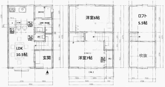 神戸市中央区日暮通(阪神本線春日野道駅)の貸家賃貸物件 間取画像