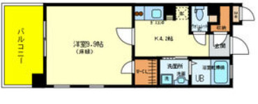 神戸市兵庫区駅南通(JR山陽本線兵庫駅)のマンション賃貸物件 間取画像