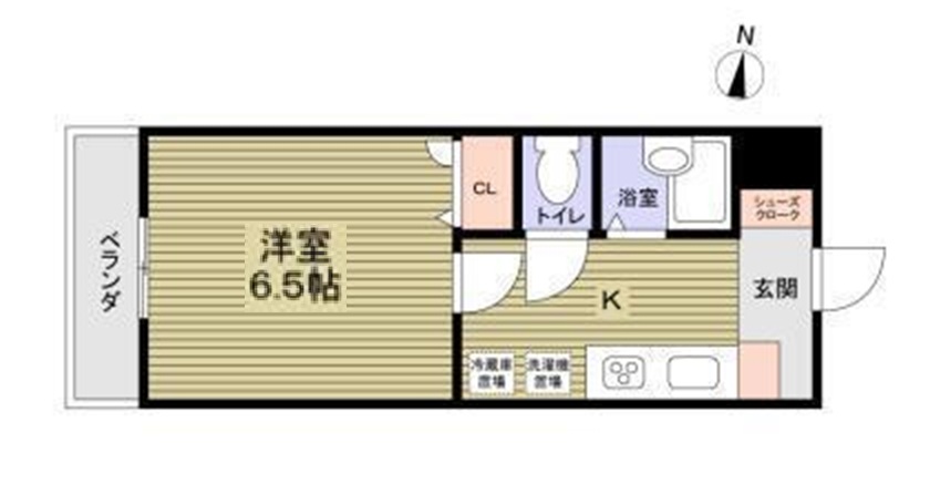 神戸市中央区布引町(JR東海道本線(近畿)三ノ宮駅)のマンション賃貸物件 間取画像