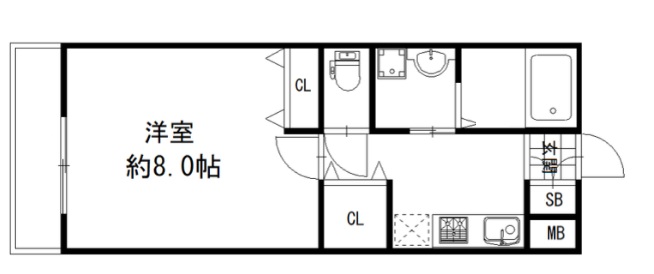 神戸市須磨区月見山本町(山陽電鉄線月見山駅)のアパート賃貸物件 間取画像