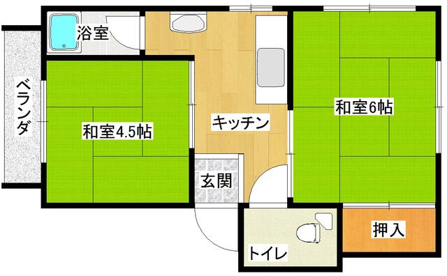 神戸市東灘区住吉本町(JR東海道本線(近畿)住吉駅)のマンション賃貸物件 間取画像