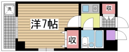神戸市中央区筒井町(阪急神戸線春日野道駅)のマンション賃貸物件 間取画像