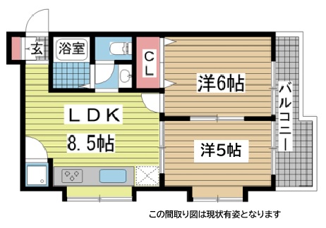 神戸市中央区浜辺通(ポートアイランド線貿易センター駅)のマンション賃貸物件 間取画像