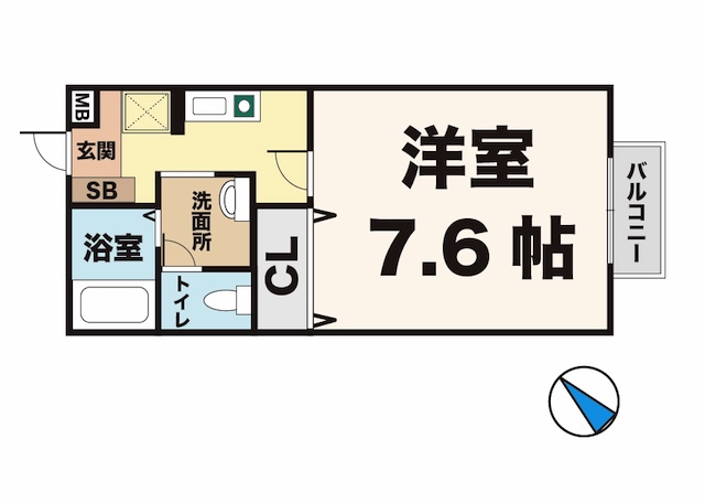 神戸市西区前開南町(神戸市営地下鉄線伊川谷駅)のアパート賃貸物件 間取画像