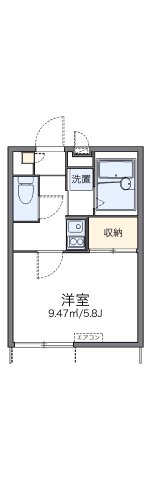 神戸市灘区大石北町(阪神本線大石駅)のアパート賃貸物件 間取画像