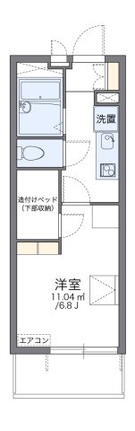 神戸市長田区日吉町(神戸市営地下鉄海岸線新長田駅)のマンション賃貸物件 間取画像