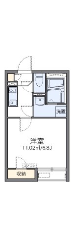 神戸市長田区海運町(JR山陽本線鷹取駅)のアパート賃貸物件 間取画像