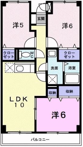 神戸市西区伊川谷町有瀬(JR山陽本線明石駅)のマンション賃貸物件 間取画像