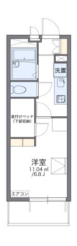 神戸市兵庫区駅前通(JR山陽本線兵庫駅)のマンション賃貸物件 間取画像