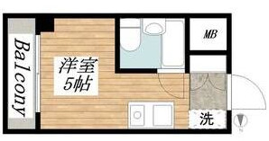 神戸市中央区雲井通(JR東海道本線(近畿)三ノ宮駅)のマンション賃貸物件 間取画像