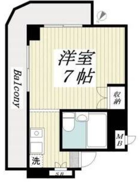 神戸市東灘区御影石町(阪神本線石屋川駅)のマンション賃貸物件 間取画像