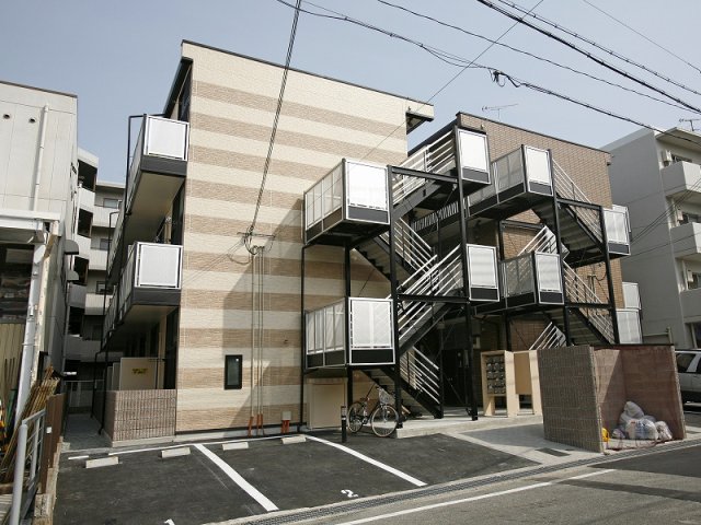 神戸市灘区浜田町(阪神本線新在家駅)のマンション賃貸物件 外観写真