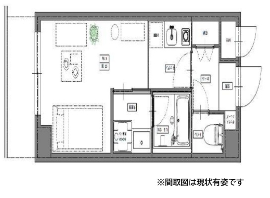 神戸市中央区二宮町(JR東海道本線(近畿)三ノ宮駅)のマンション賃貸物件 間取画像