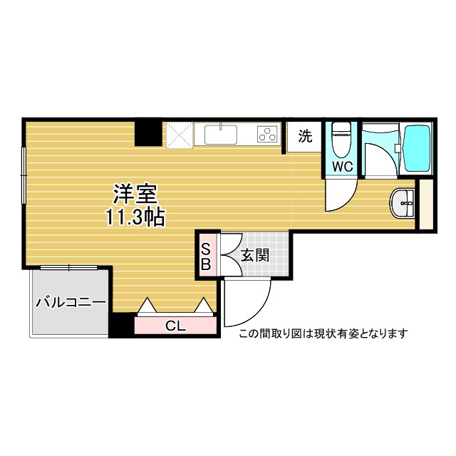 神戸市兵庫区上沢通(神戸市営地下鉄線上沢駅)のマンション賃貸物件 間取画像