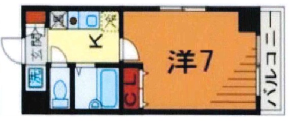 神戸市兵庫区上沢通(神戸市営地下鉄線上沢駅)のマンション賃貸物件 間取画像