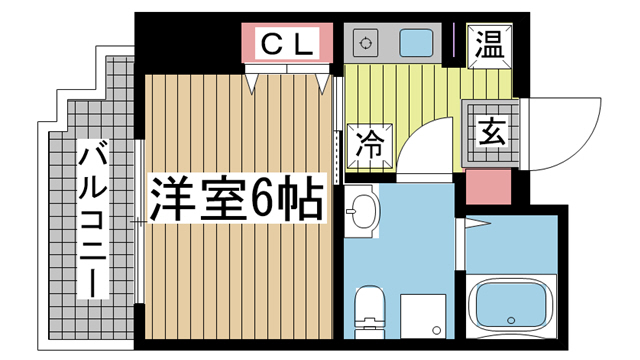 神戸市灘区岸地通(阪急神戸線王子公園駅)のマンション賃貸物件 間取画像