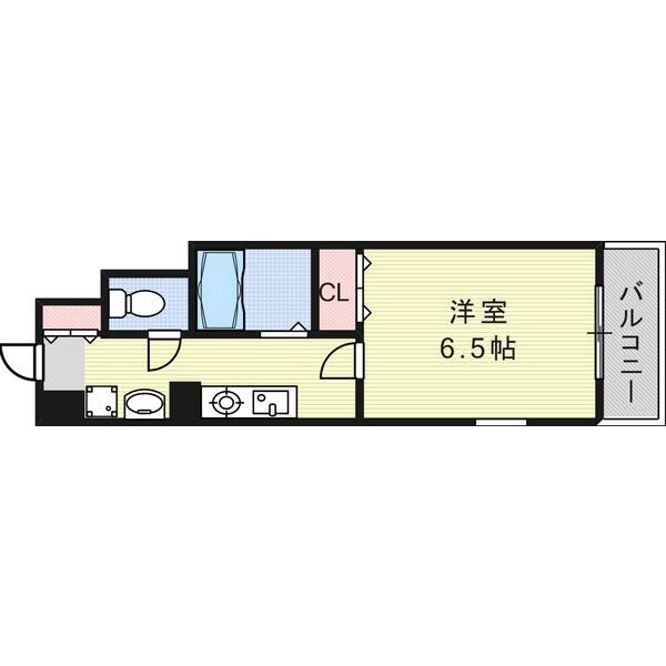 神戸市東灘区本山北町(JR東海道本線(近畿)甲南山手駅)のマンション賃貸物件 間取画像
