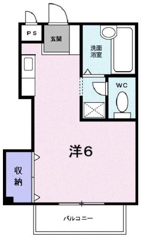 神戸市東灘区北青木(阪神本線青木駅)のアパート賃貸物件 間取画像