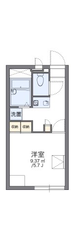 神戸市東灘区北青木(阪神本線青木駅)のアパート賃貸物件 間取画像