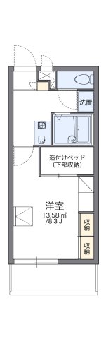 神戸市西区丸塚(JR山陽本線西明石駅)のマンション賃貸物件 間取画像