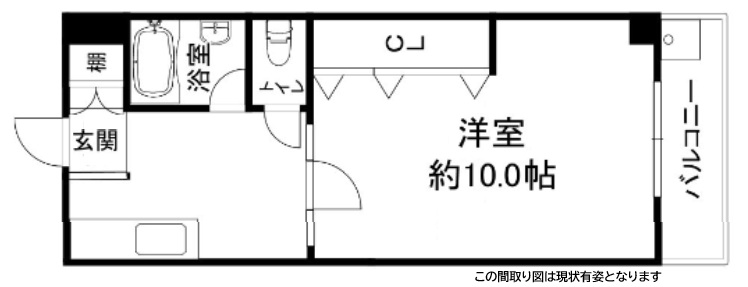 神戸市灘区岩屋北町(阪神本線岩屋駅)のマンション賃貸物件 間取画像
