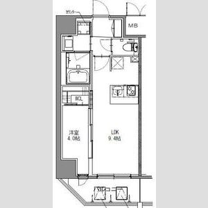 神戸市中央区栄町通(神戸市営地下鉄海岸線みなと元町駅)のマンション賃貸物件 間取画像