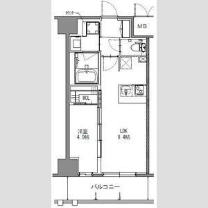 神戸市中央区栄町通(神戸市営地下鉄海岸線みなと元町駅)のマンション賃貸物件 間取画像