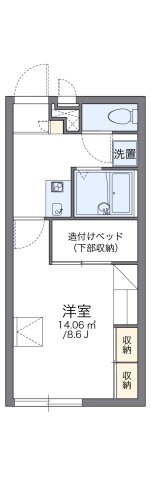 神戸市西区玉津町新方(JR山陽本線明石駅)のアパート賃貸物件 間取画像