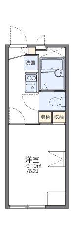 神戸市灘区赤坂通(阪急神戸線王子公園駅)のアパート賃貸物件 間取画像