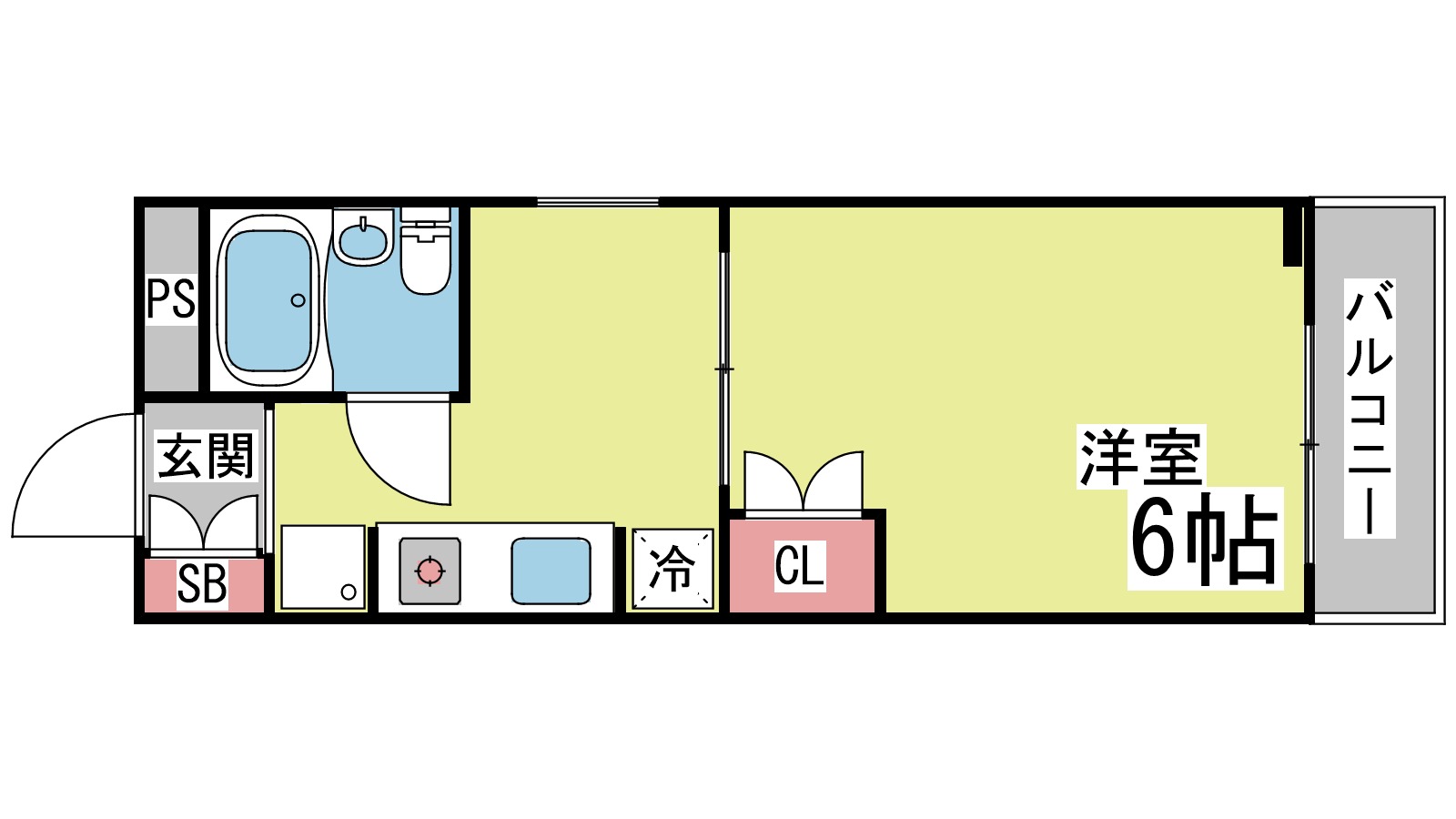 神戸市灘区篠原本町(阪急神戸線六甲駅)のマンション賃貸物件 間取画像