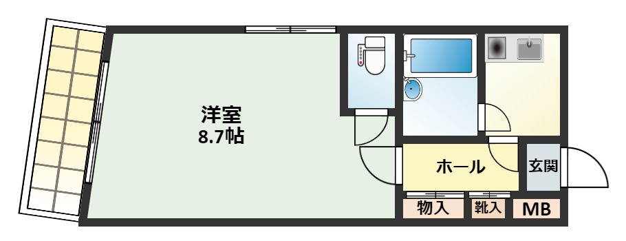 神戸市兵庫区神田町(神戸市営地下鉄線大倉山駅)のマンション賃貸物件 外観写真