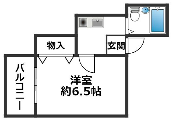 神戸市兵庫区上祇園町(神戸市営地下鉄線大倉山駅)のアパート賃貸物件 間取画像