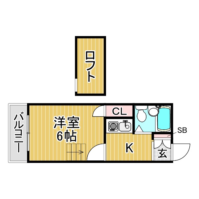 神戸市垂水区山手(山陽電鉄線東垂水駅)のアパート賃貸物件 間取画像