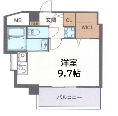 神戸市灘区福住通(阪急神戸線王子公園駅)のマンション賃貸物件 間取画像