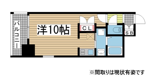 神戸市中央区生田町(神戸市営地下鉄線新神戸駅)のマンション賃貸物件 間取画像