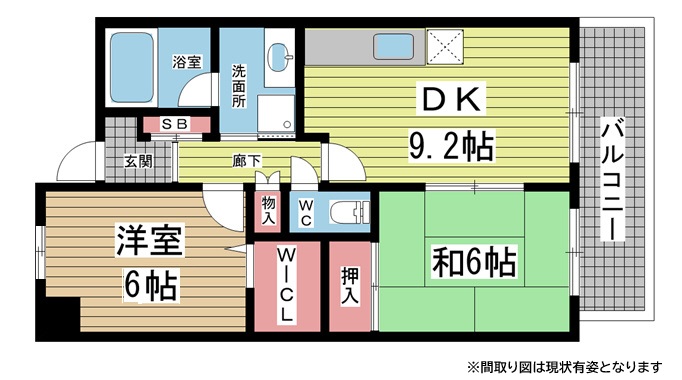 神戸市須磨区戎町(神戸市営地下鉄線板宿駅)のマンション賃貸物件 間取画像
