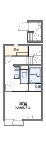 神戸市長田区五位ノ池町(神戸市営地下鉄線板宿駅)のアパート賃貸物件 間取画像