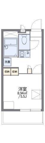 神戸市灘区浜田町(阪神本線新在家駅)のマンション賃貸物件 間取画像