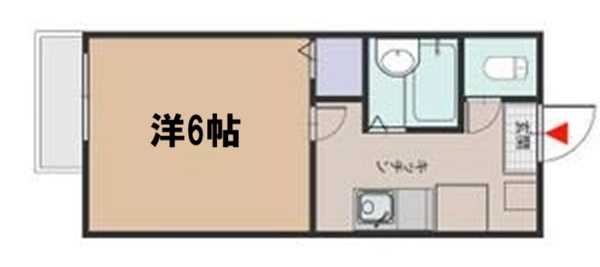 神戸市中央区中山手通(神戸市営地下鉄線大倉山駅)のアパート賃貸物件 間取画像