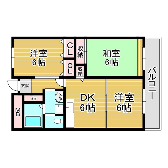 神戸市須磨区車(神戸市営地下鉄線妙法寺駅)のマンション賃貸物件 間取画像