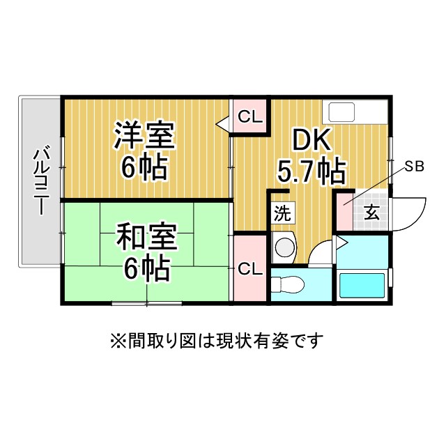 神戸市垂水区舞子坂(山陽電鉄線西舞子駅)のアパート賃貸物件 間取画像